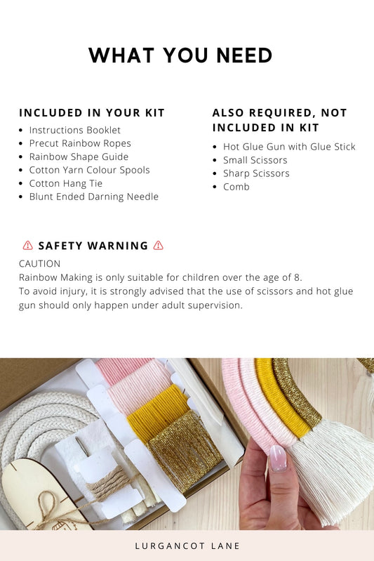 Macramé Rainbow Kit